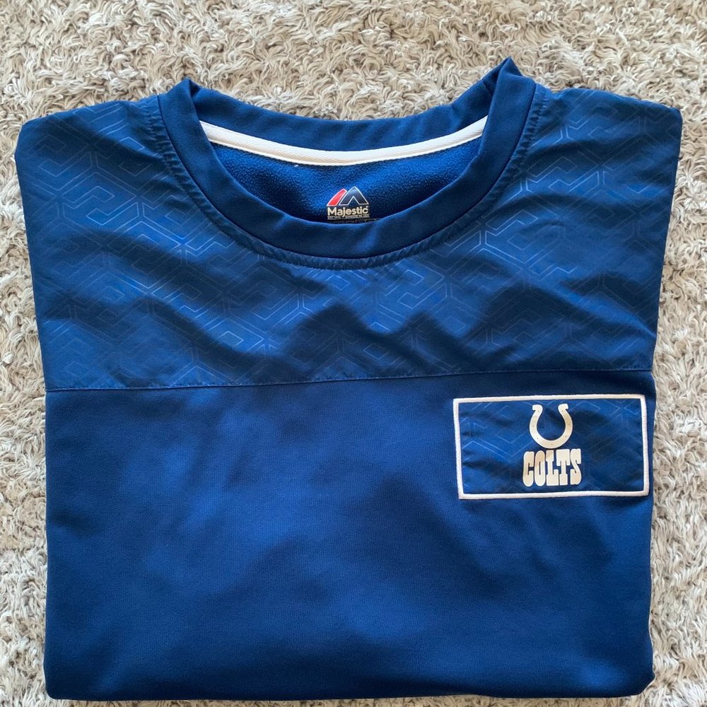 Majestic Indianapolis Colts ThermaBase Pullover. Medium.